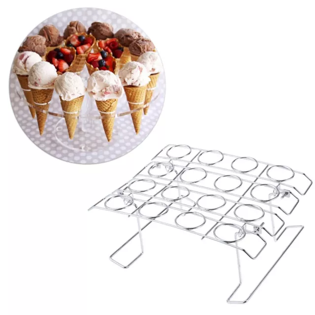 16 -Cavity Cupcake-Backgestell Halter Für Eiswaffeln Ofen