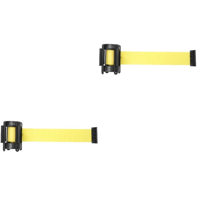 2x Retractable Stretch Barrier Retractable Safety Tape