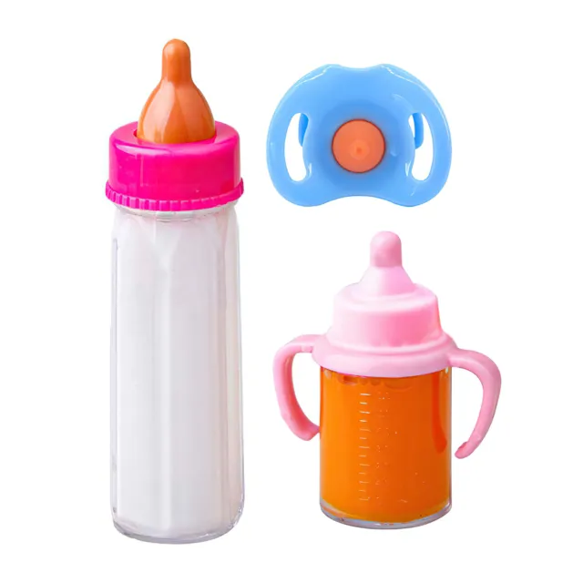 Baby Dolls Feeding Bottle Magic Set Disappearing Milk Pretend Play Toy