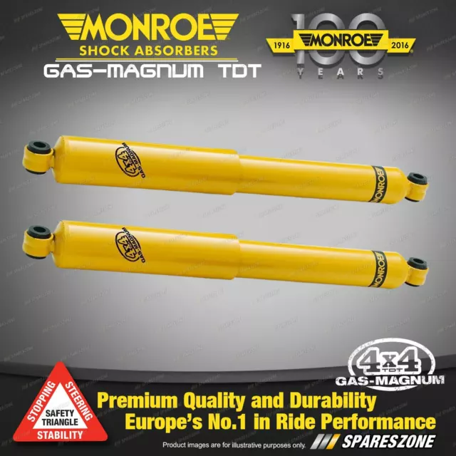 Pair Rear Monroe Gas Magnum TDT Shock Absorbers for MITSUBISHI TRITON ML MN 4WD