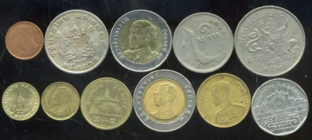 THAILANDE lot 10 Monnaies ,( 288 ) E