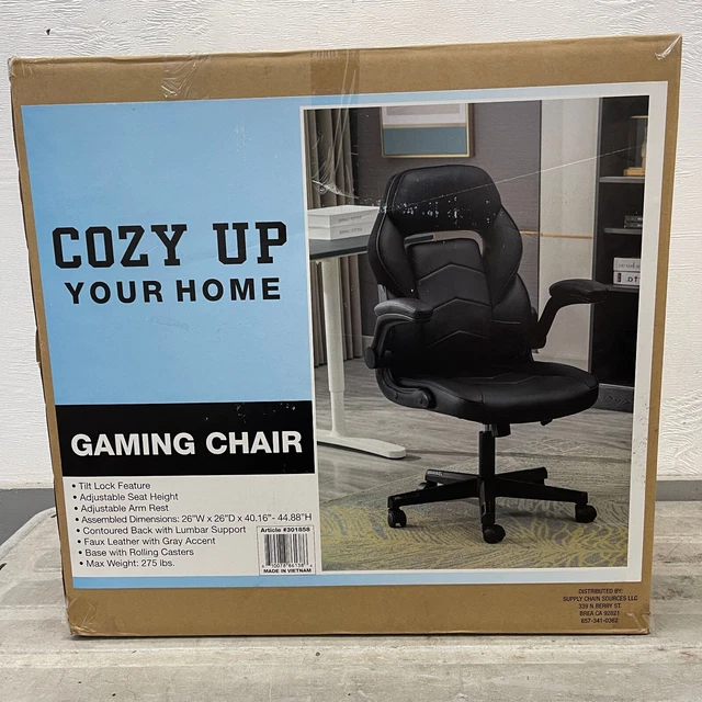 Lifesmart Ergonomic Office and Gaming Chair - Black