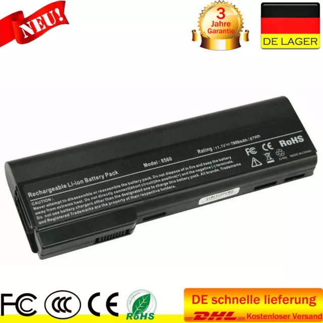 Akku für HP EliteBook 8460p 8460w 8470p 8470w 8560p 8570p 628670-001 628666-001