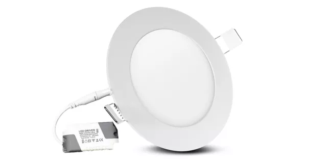 Pannello led a incasso faretto 18W rotondo ultra slim luce naturale faro