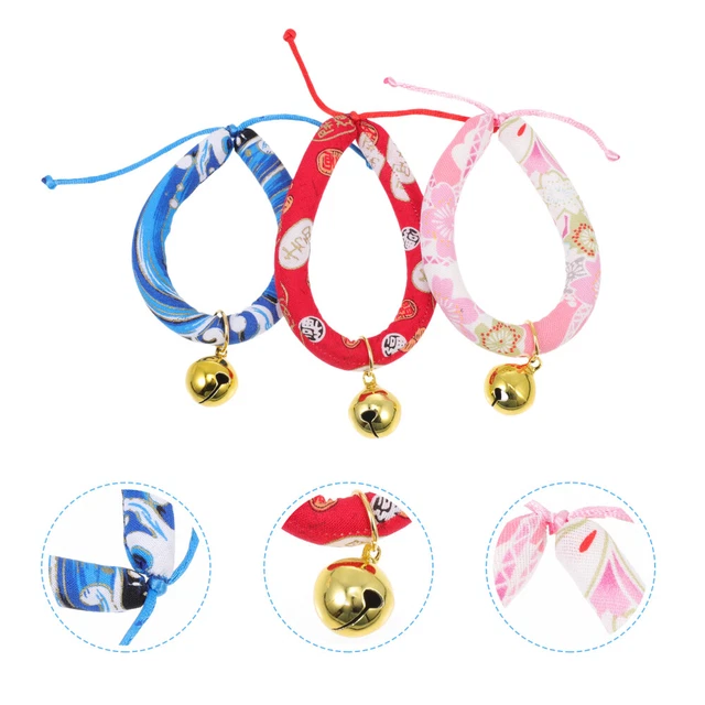 3 Pcs Chiffon Collier De Chat Noeuds Pour Animaux Compagnie
