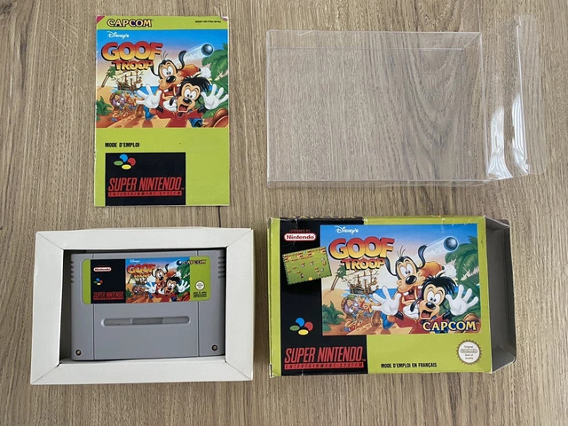 Jeu Super Nintendo Goof Troop Complet Boite Notice Bon Etat Fah