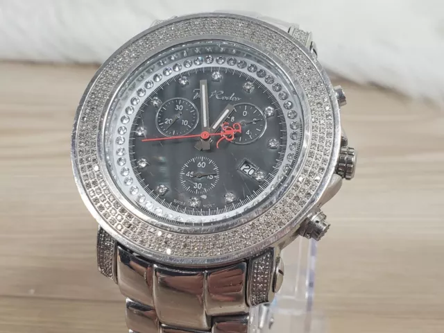 Joe Rodeo Junior JJU6 Chronograph Diamond Watch Men's 50mm Joe Rodeo Junior JJU6 Chronograph Diamond Watch Men's 50mm