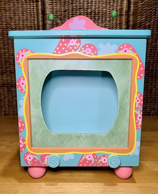 Vintage Becky Lunney Flip Flop Fish Aquarium Cabinet 1 Gallon Tank Stand