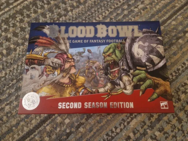 Warhammer Bloodbowl 2nd Season Edition Complete Game. Opened Never Used