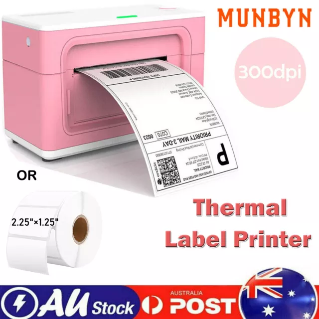 MUNBYN Label Printer Thermal Shipping Address Barcode Maker/Paper Sheet 150*100