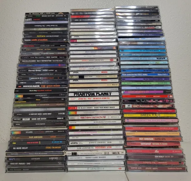 Music CD Lot of 100+ Rock N Roll Metal Alternative Grunge Killers R.E.M. Collins