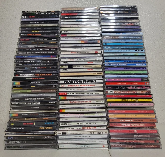 Music CD Lot of 100+ Rock N Roll Metal Alternative Grunge Killers R.E.M. Collins