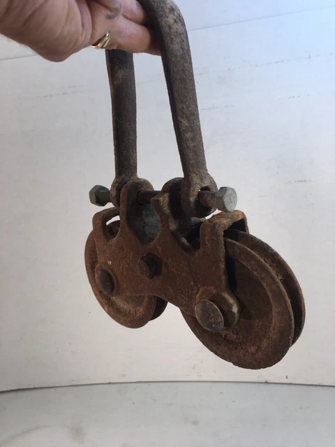 vintage antique barn door roller 6