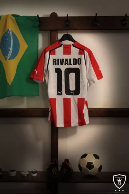 Olympiacos Home Shirt 2005/06 RIVALDO #11 (L)