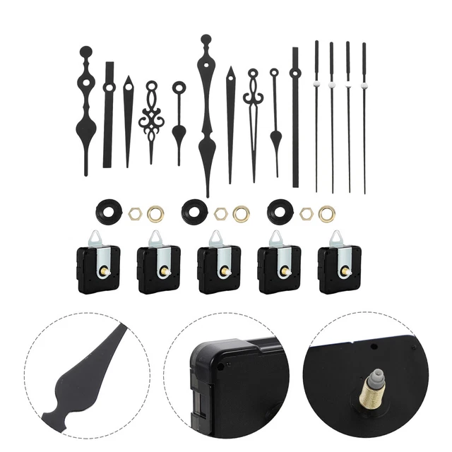 5 set movimento pezzi di ricambio per orologi da parete suite accessori sportivi