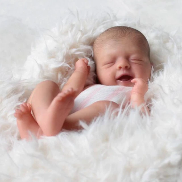 Soft Touch Unfinished Reborn Doll Kit Hand-assembled Infant Real Emotions Baby