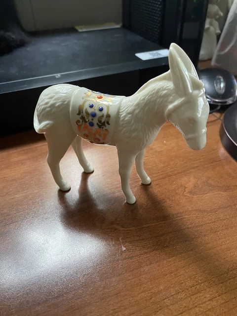 Lenox China Jewels Nativity Donkey Mule Figurine with Box~L@@K!!!!