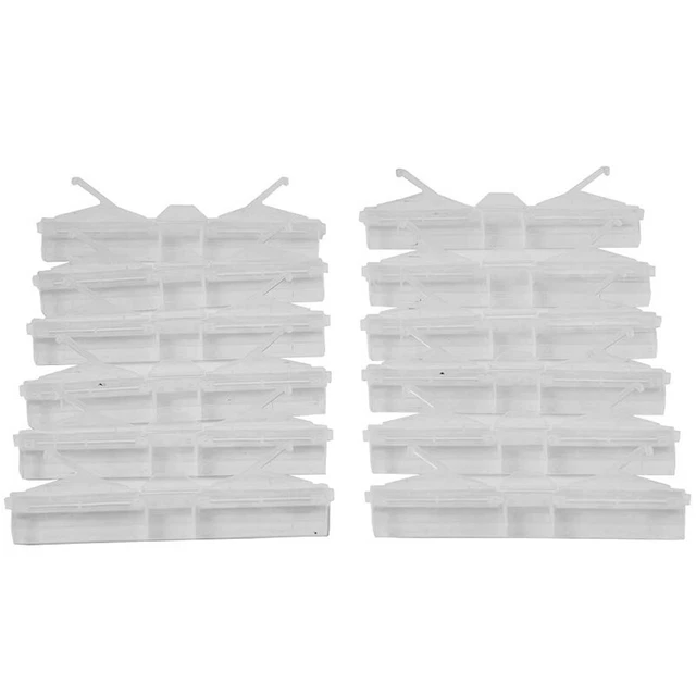 24 Packs Bee Hive  Trap,Clear Plastic Reusable  Blaster Trap for Hive 2783