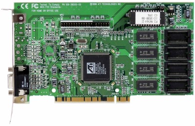 ATI Mach 64 GT 3D Rage II PCI 2 MB scheda grafica video 