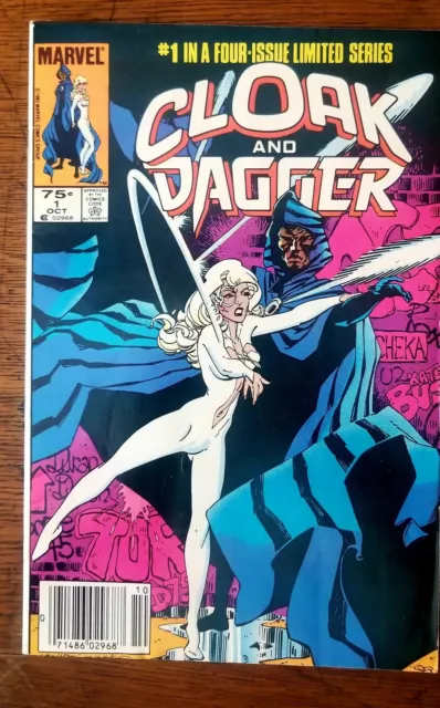 Cloak and Dagger Limited Series #1 Canadian Price Variant .75 cent CPV Hi Grade