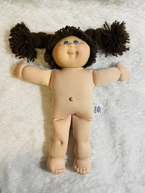 2007 25th Anniversary Cabbage Patch Doll Brown Hair Blue Eyes