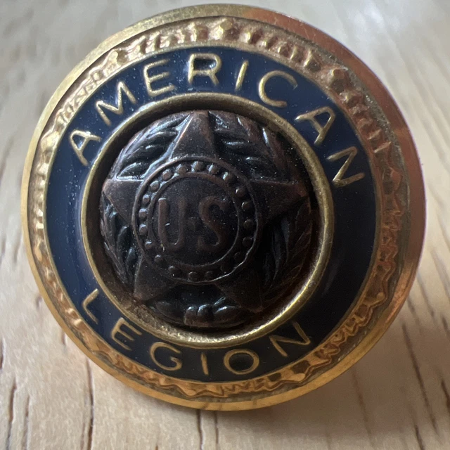 AMERICAN LEGION US Gold Star Uniform Coat Button 5/8