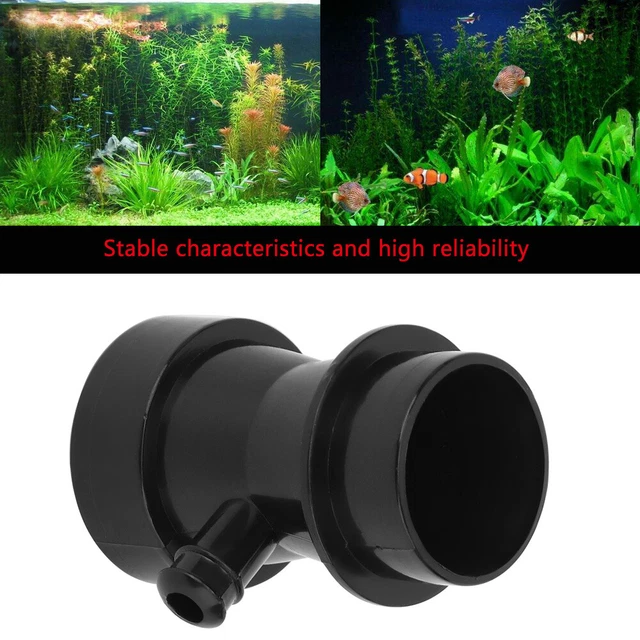 Plastic Black Aquarium Protein Skimmer Separator Venturi Tube DIY Air Suctio Bs3