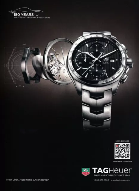 2011 Louis Vuitton Automatic Chronograph LV 277 Watch photo promo print ad  