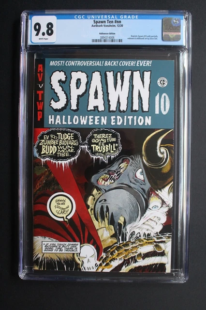 SPAWN 10 CEREBUS 2020 Halloween ZOMBIE Variant 106 Printed SIM McFARLANE CGC 9.8