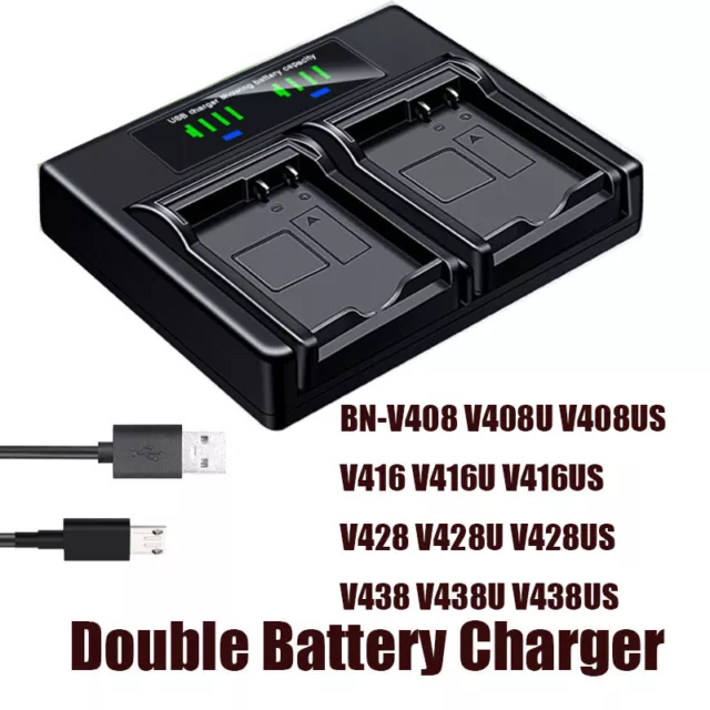 Dual Battery Charger For JVC GR-DVL900 DVL910 DVL915 DVL920 DVL925 DVL970 DZ7US