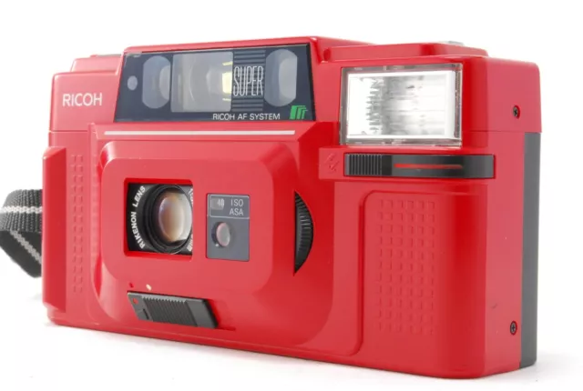 【NEAR MINT】Ricoh FF-3 Af Super RED 35mm Point & Shoot Film Analog Compact Camera