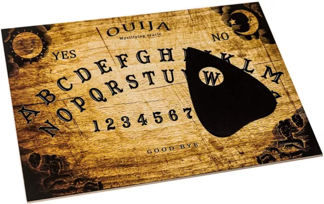 Wiccan Star Hölzernes Ouija Board Brett. Hexenbrett Mit Detaillierten