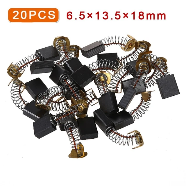 Lot De 20 Balais De Charbon Pour Moteur Dewalt - Dimensions 13.6x7.8x6.1mm - Neuf