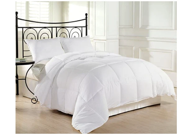 Queen Size Heavy Goose Down Feather Alternative Comforter Super Soft Luxury Warm