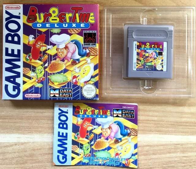 BURGER TIME DELUXE COMPLET NINTENDO GAMEBOY FAT PAL FAH (FR) CIB