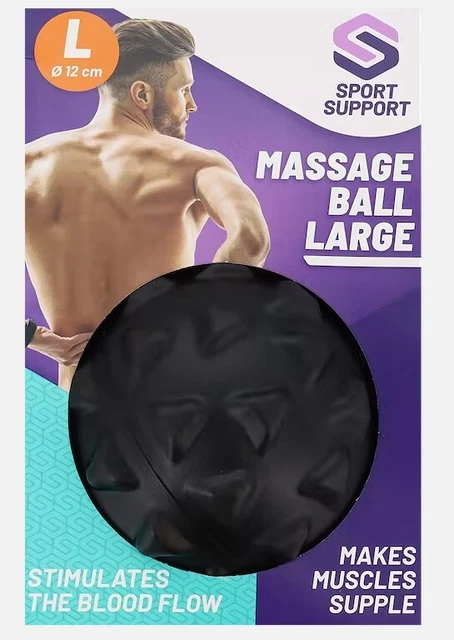 Balle de massage sport Ø 12 cm -  stimuler la circulation sanguine et soulage