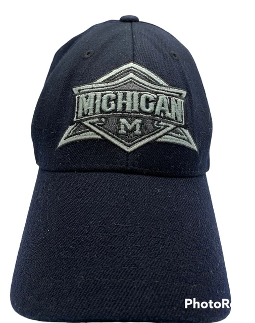 Michigan Men’s Baseball Cap Wolverines TOTW One Fit Stretch Flex Black Hat