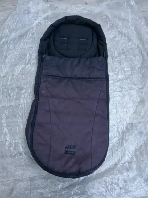 Mamas & Papas Pram Cosytoes Ocarro Footmuff XT3 XT2 BLACK RAVEN CLEAN