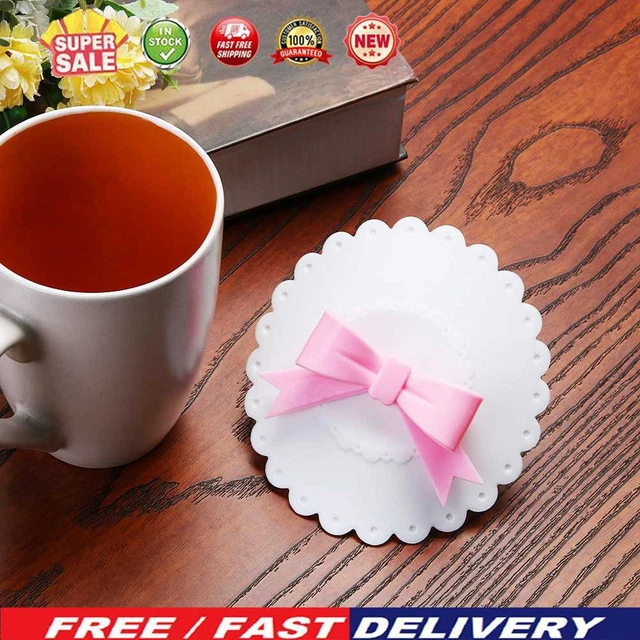 Taza de silicona reutilizable a prueba de polvo cubierta de taza cubierta de sello