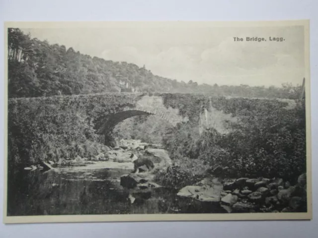 The Bridge at Lagg Isle of Arran Vintage Postcard K36