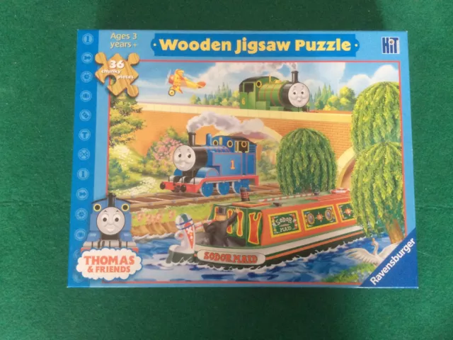 Ravensburger Thomas and Friends Wooden Jigsaw Puzzle. 36 Chunky Pieces. Preloved