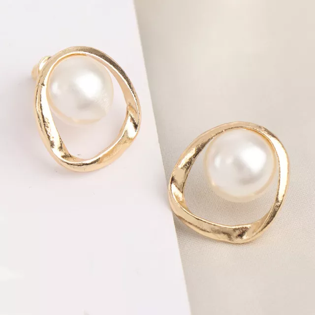 1Pair Pearl Earrings For Irregular Jewelry Earing Delicate Pearl Woman EarrinEL