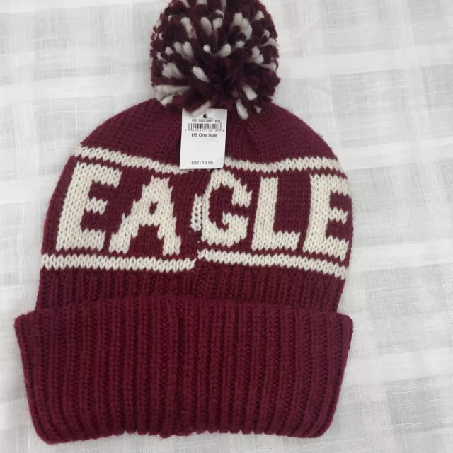 American Eagle Men’s POM Beanie One Size 2