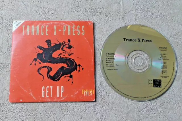 Cd Audio Musique Int / Trance X-Press "Get Up" 1994 Cds 2T Polygram 853 840-2