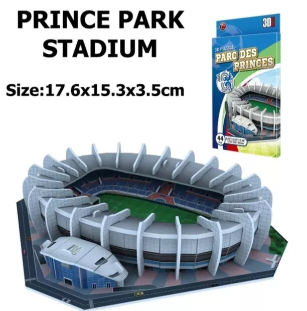 PUZZLE 3D STADE Foot Football Parc Des Princes Psg Paris EUR 6,00