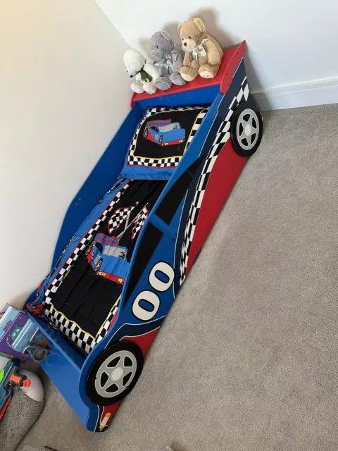 Boys Car Bed With Mattress