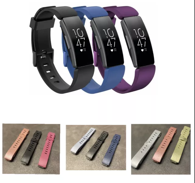 3-PACK Replacement Bracelet Watch Band Strap for Fitbit Inspire / Inspire HR