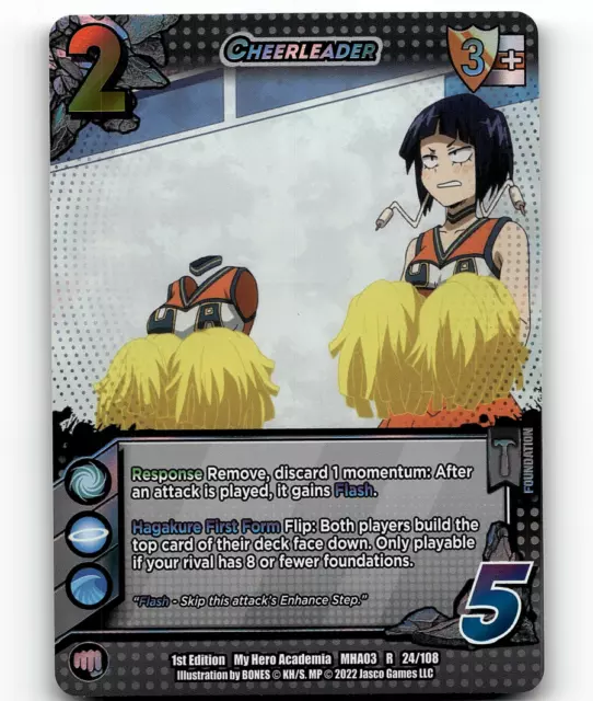 UniVersus Cheerleader My Hero Academia: Heroes Clash 1st Edition Rare