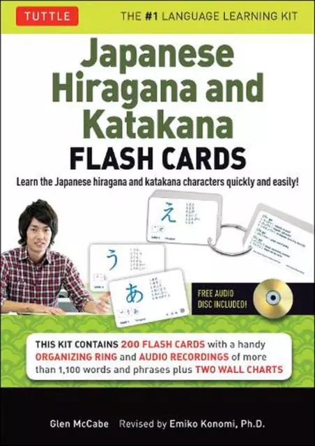Japanese Hiragana and Katakana Flash Cards Kit: Learn the Two Japanese Alphabets