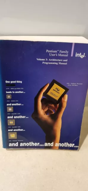 1994 Vintage Intel Manual Vol 3: Architecture And Programming Manual